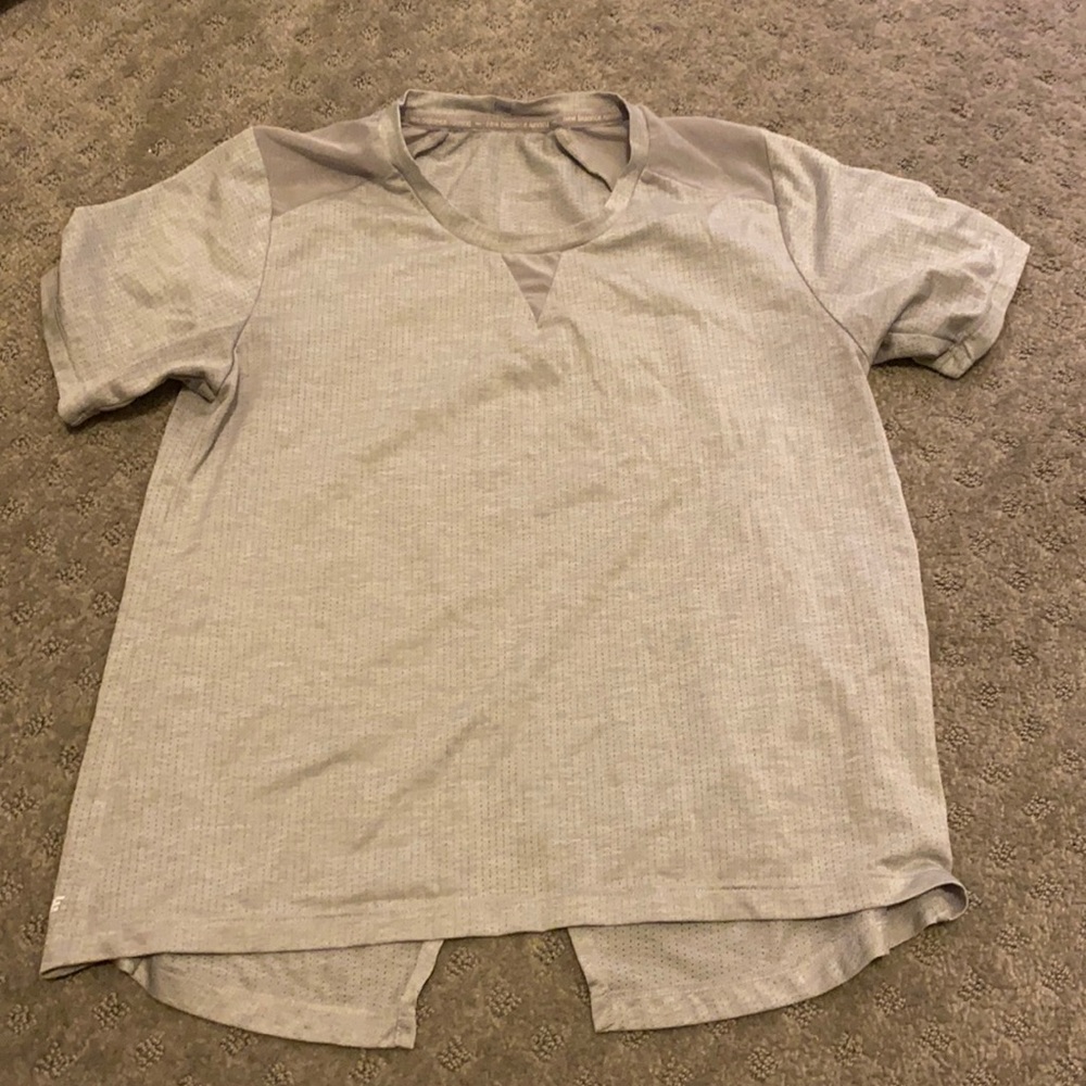 New balance open back shirt